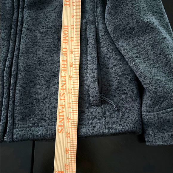 Mountain Khakis Mens Old Faithful Sweater Zip Jacket Fleece Gray Small Pockets - Picture 7 of 9